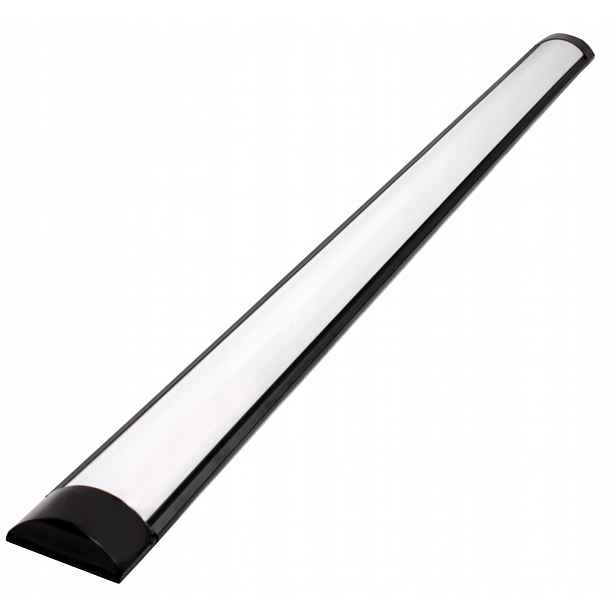 Panel Led Lampa Svítidlo 120cm 36W 3600lm Černá 4500K Nástěnná pro garáž x8