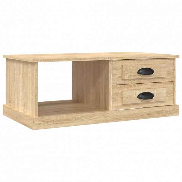 vidaXL Konferenční stolek dub sonoma 90x50x35 cm kompozitní dřevo