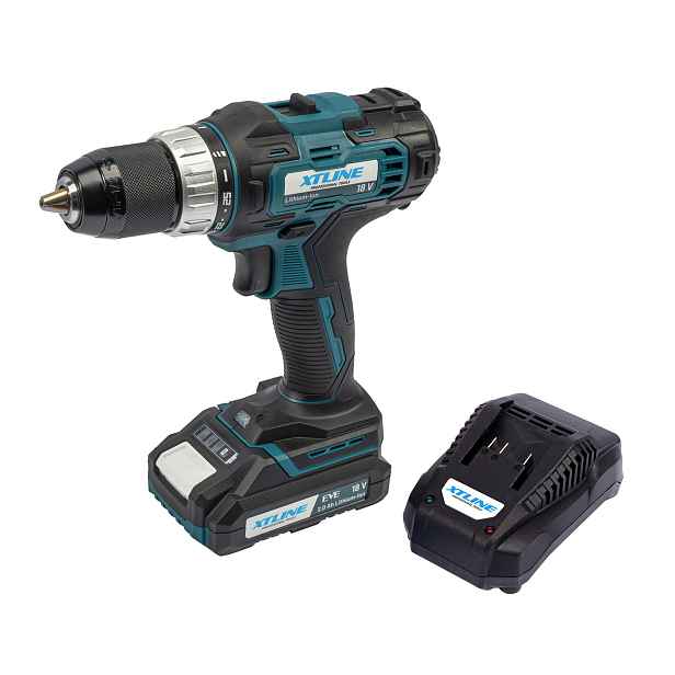 XTline XT-Power XT102705-1B2 AKU vrtačka 18 V, 2,0 Ah
