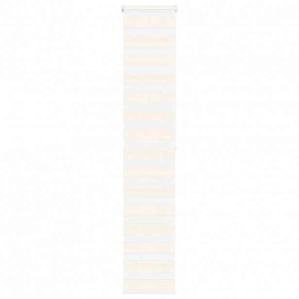 vidaXL Zebra roleta mramorově béžová šířka látky 40,9 cm polyester