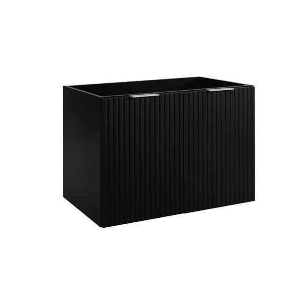 Elvisia Skříňka pod umyvadlo FLOW Black 80 2D | 80 cm