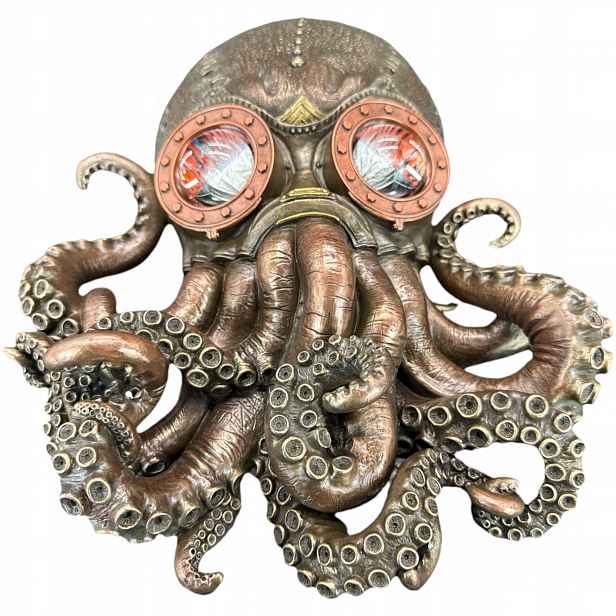 Figurka Soška Steampunk Chobotnice Na Zeď Veronese WU76559A4
