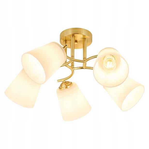 Stropní svítidlo Milagro Pafos Gold ML2766 5xE27 zlatá 50 cm lustr obývací pokoj