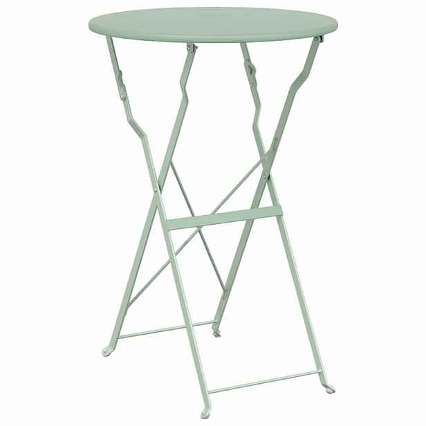 vidaXL Bistro stolek Světlá máta Ø 50 x 71 cm Práškově lakovaná ocel