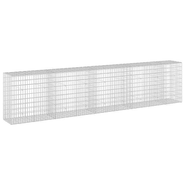 vidaXL Gabion s drátem 3,5 mm a síťkou 5x10 cm 450x50x100 cm
