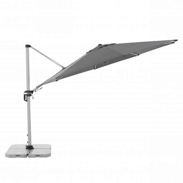 Výkyvný zahradní slunečník s boční tyčí Doppler ACTIVE 370 cm, antracit DP446251840