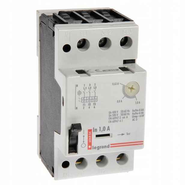 Motorový vypínač M250 1 (0,63A-1A) Legrand