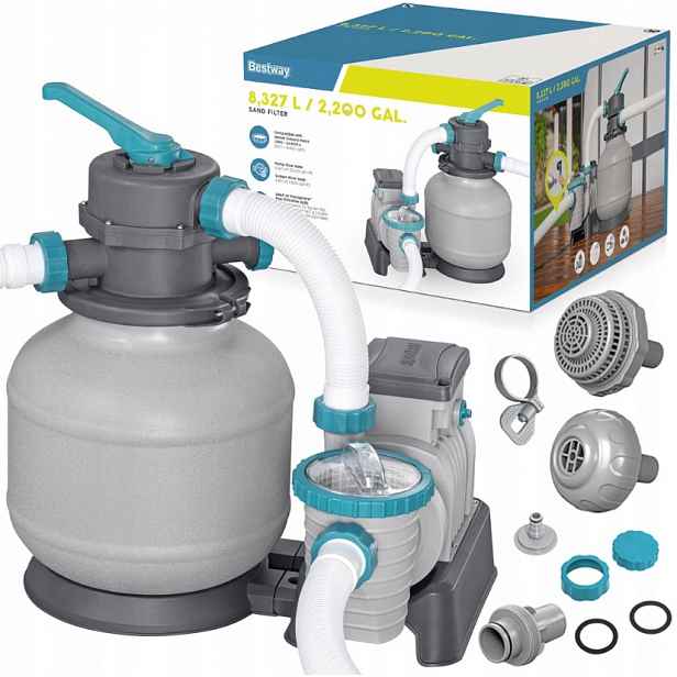 Písková pumpa Bazénový filtr 8327 L/h Bestway 58499