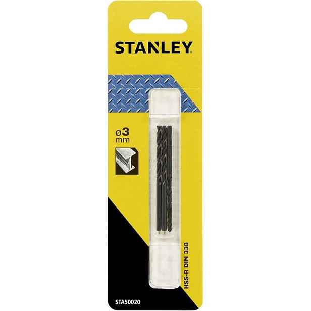 Stanley - Sada vrtáků do kovu 3x61 mm, 3 ks STA50020-QZ