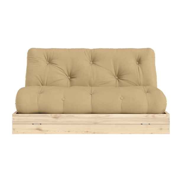 Světle hnědá rozkládací pohovka 145 cm Flip – Karup Design