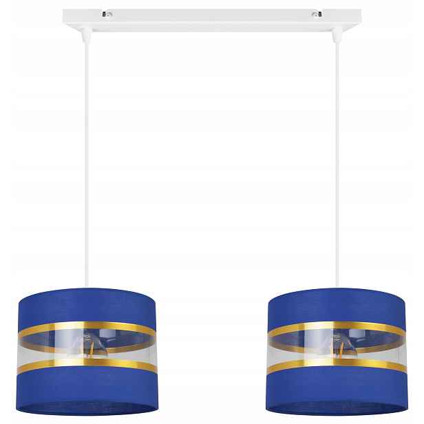 Závěsná Stropní Lampa Lustr Glamour, Zlaté Elegantní Akcenty