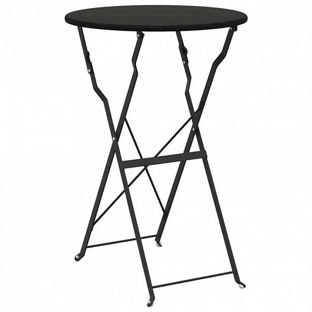 vidaXL Bistro stolek Antracit Ø 50 x 71 cm Práškově lakovaná ocel