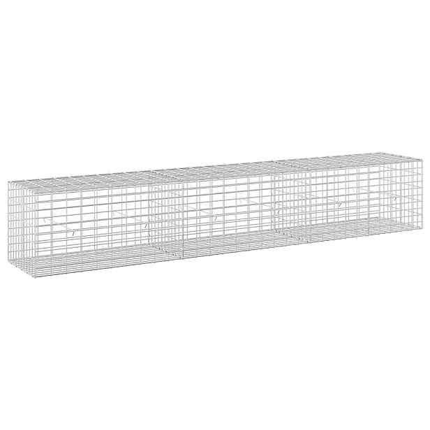 vidaXL Gabion s drátem 3,5 mm a síťkou 5x10 cm 300x50x50 cm