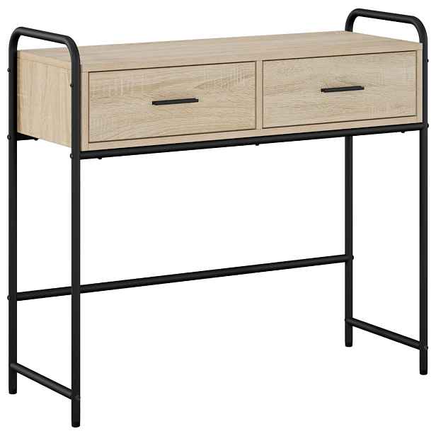 vidaXL Konzolový stolek Dub sonoma 90 x 33 x 80,5 cm Kompozitní dřevo