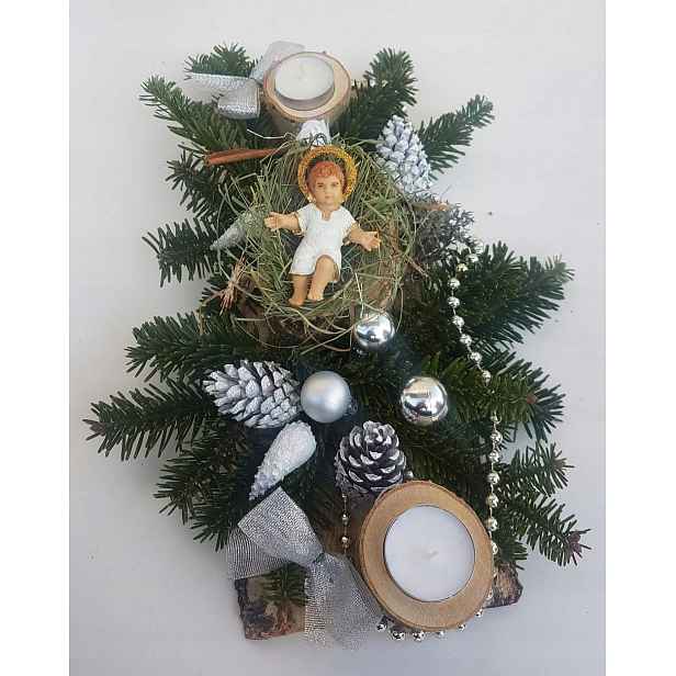 Dekorace 35 cm Adventní Vánoce, dekorace