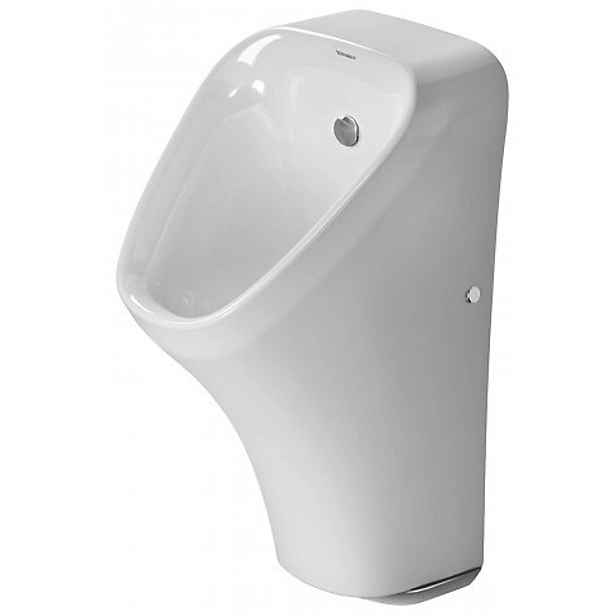 Duravit DuraStyle - Pisoár, elektronické ovládání, zadní přívod vody, Rimless, bílá 2806310093