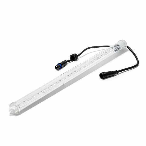 Easy Fix LED padající sníh 60 cm, ledově bílá, 144 diod, černý kabel, IP67, prodlužovací