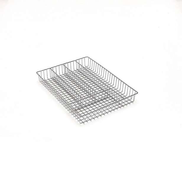 Organizér na příbory z nerezové oceli Addis Wire, 36,5 cm