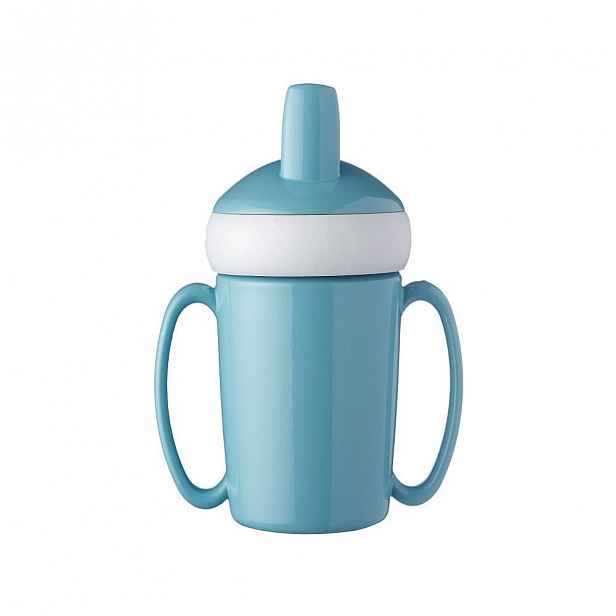 Světle modrá dětská lahev na vodu Rosti Mepal Trainer Mug, 200 ml