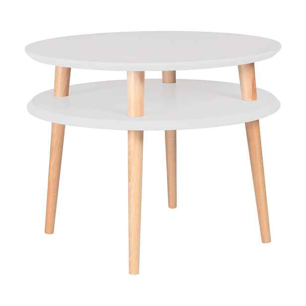 Světle šedý konferenční stolek Ragaba UFO, ⌀ 57 cm