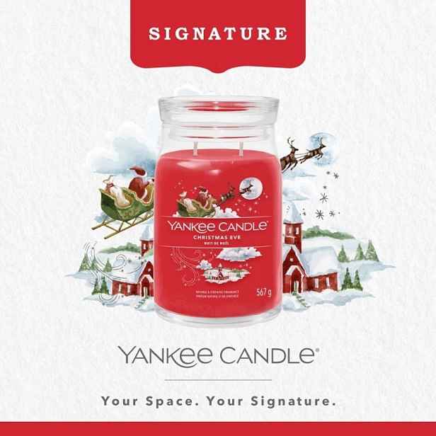 Velká sójová vánoční vonná svíčka Eve Yankee Candle