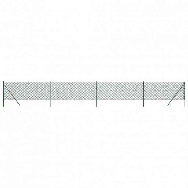 vidaXL Drátěné pletivo zelené 1,1 x 10 m