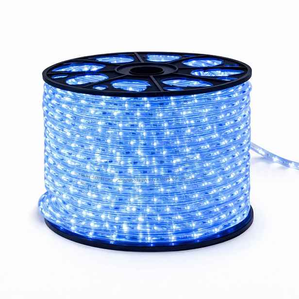 Easy Fix světelná LED hadice venkovní, 100 m, modrá, transparentní, IP44, cívka