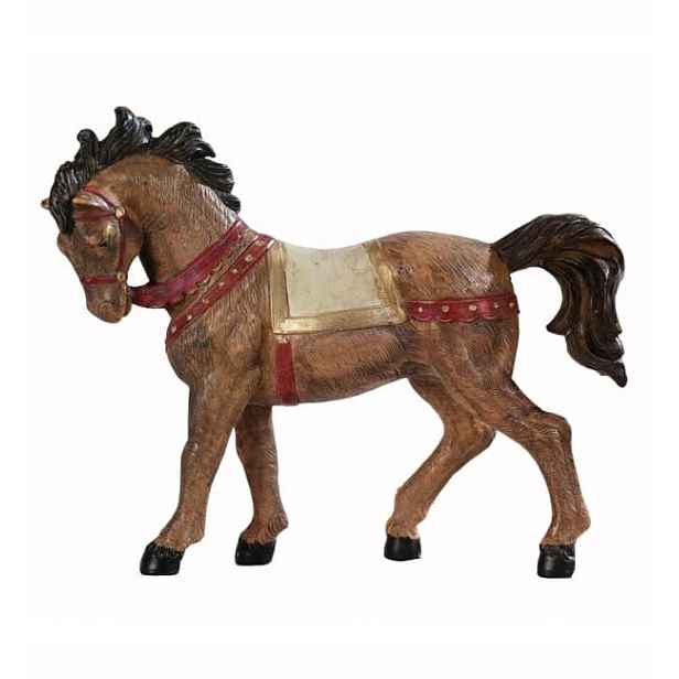 Figurka do betlému od firmy Fontanini – Černý kůň, pro postavy o výšce 12 cm