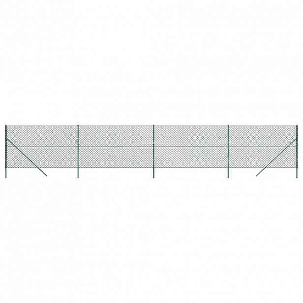 vidaXL Drátěné pletivo zelené 1,4 x 10 m