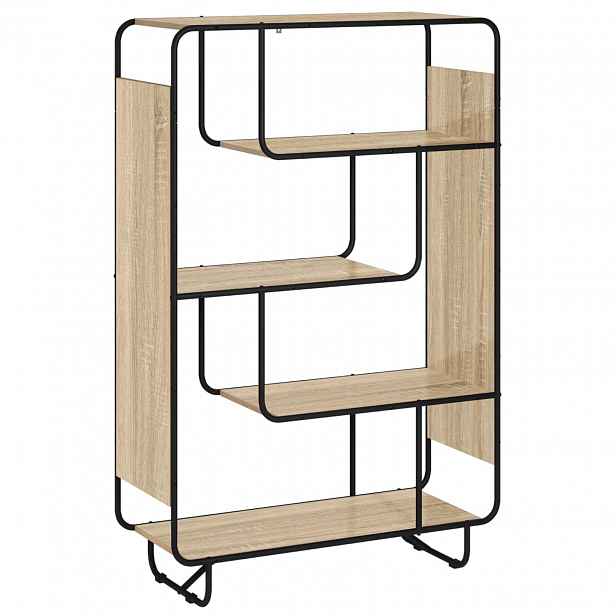 vidaXL Vysoká komoda Dub sonoma 93,5 x 37,5 x 144 cm Kompozitní dřevo