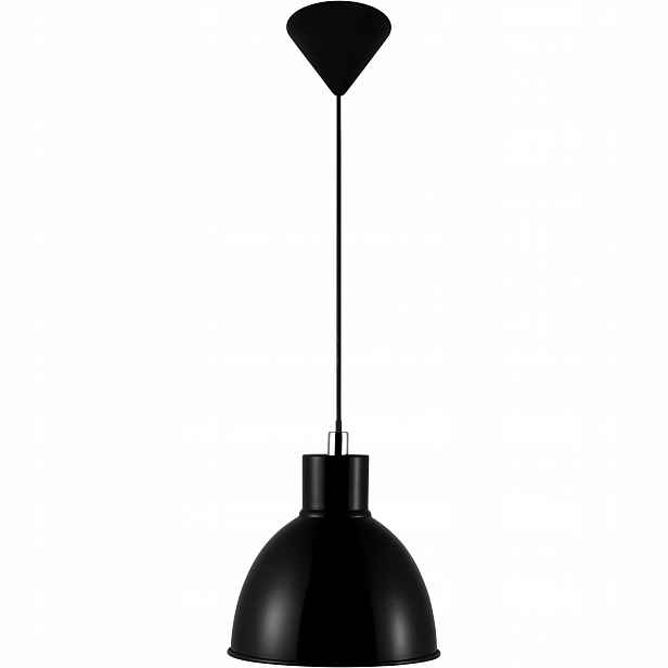 Závěsná lampa E27 40W Stmívatelná černá Regulace výšky Pop Nordlux