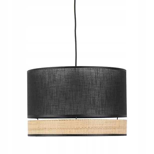 Závěsná lampa Paglia Černá 1xE27 38 Cm moderní do obývacího pokoje