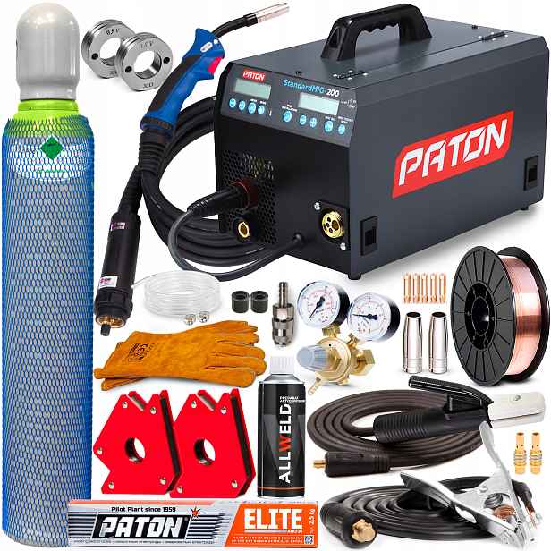 Invertorová Svářečka Paton Psi 200 Mig Mag Mma Tig Puls 230V 200A 3V1 Igbt