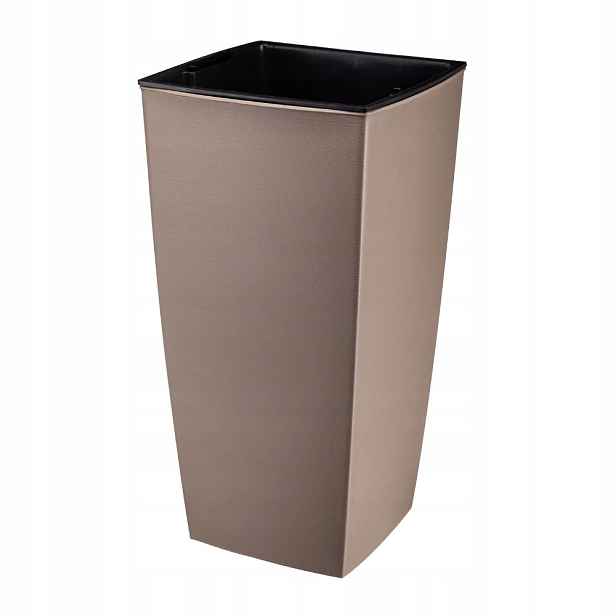 Květináč vysoký Melrose Glamour mokka 47 cm s vložkou