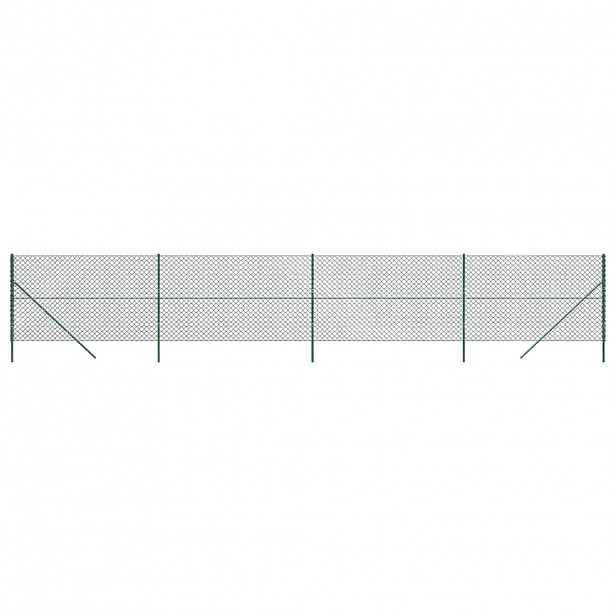 vidaXL Drátěné pletivo zelené 1,6 x 10 m