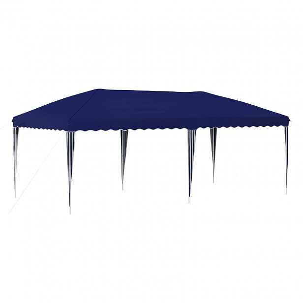 vidaXL Párty stan s výsuvným stánkem 575 x 290 x 245 cm Modrá