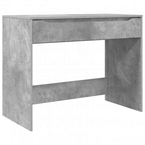 vidaXL Stůl Betonově Šedá 100 x 50 x 78 cm Dřevěný materiál