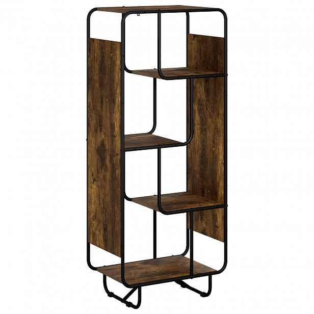 vidaXL Vysoká komoda Kouřový dub 60 x 37,5 x 144 cm Kompozitní dřevo
