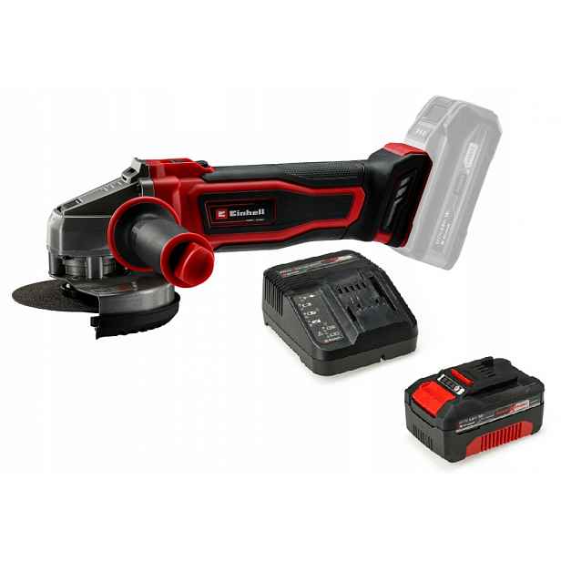 Einhell Úhlová Bruska Te-ag 18/125-2 Li 4431168 Set Akumulátor 4,0AH