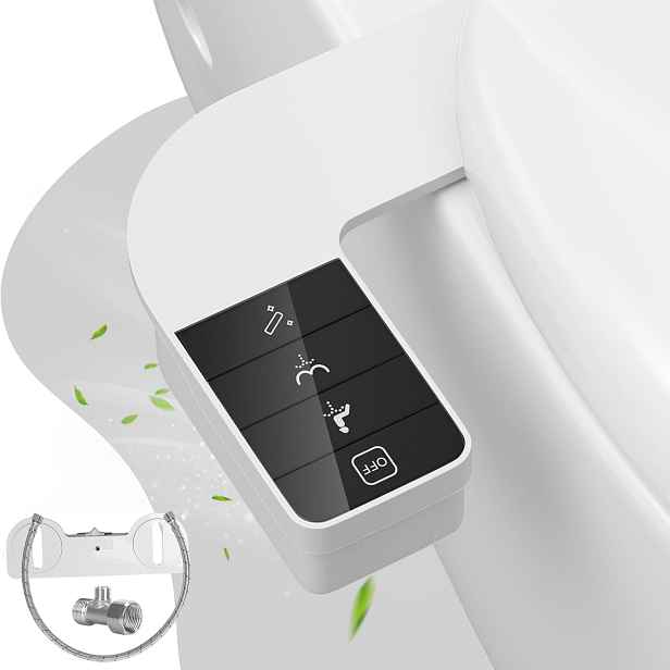 Inteligentní Bidet Pro Wc, Nastavitelná Mycí Vložka, 2 Vysoké Trysky