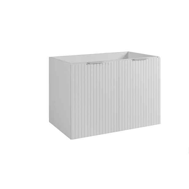 Elvisia Skříňka pod umyvadlo FLOW White 80 2D | 80 cm