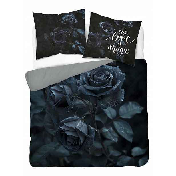 Gotická Povlečení Černá Růže Povlečení Černé Růže Our Love Is Magic 220x200