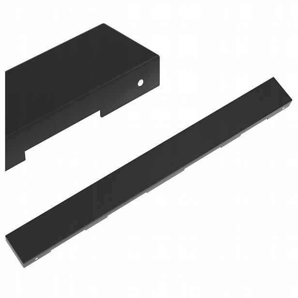 Kryt lineárního odtoku Flat 120 cm černý nerezová ocel 304 WK02