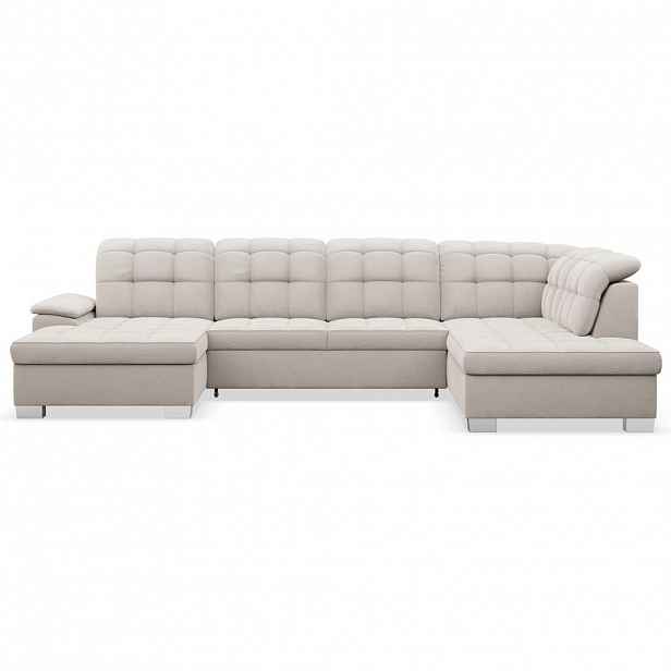 Selsey SEDACÍ SOUPRAVA Jamaal velur taupe, levostranná