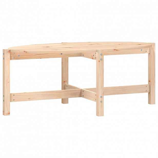 vidaXL Konferenční stolek 118 x 63 x 45 cm masivní borové dřevo
