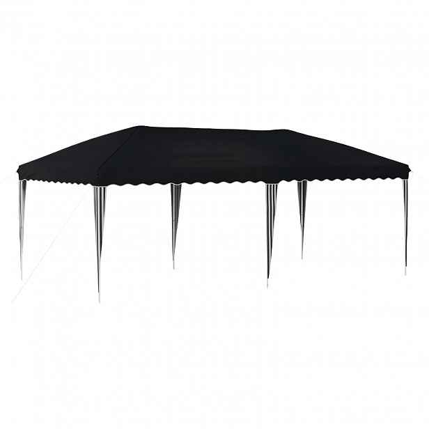 vidaXL Párty stan s výsuvným stánkem 575 x 290 x 245 cm Antracitová