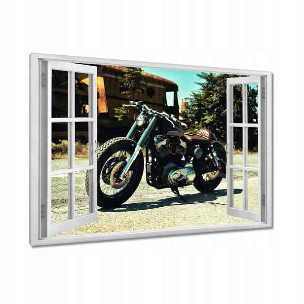 Obrazy 90x60 Klasický motocyklový motor