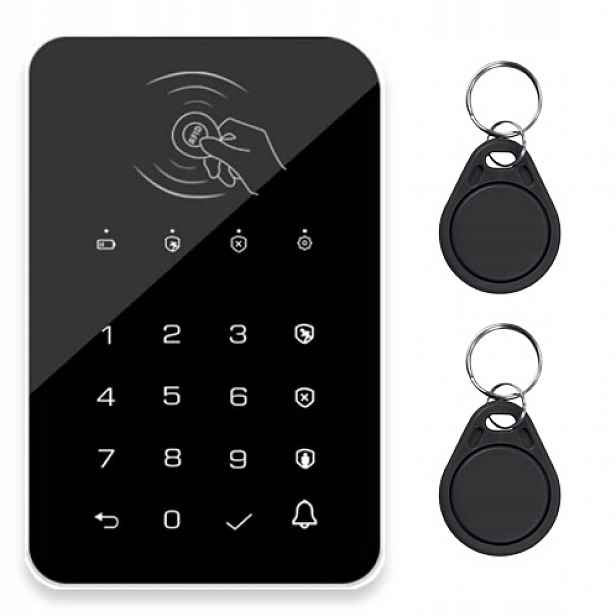 Kódový Zámek Na Dveře, Branku, Klávesnice Rfid 433MHZ, Alarm Set