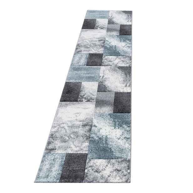 Modro-šedý běhoun 80x300 cm Hawaii – Ayyildiz Carpets