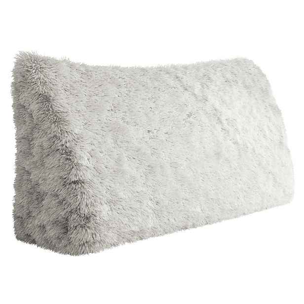 Vercart ZÁDOVÝ POLŠTÁŘ plyš Bílý 200 cm